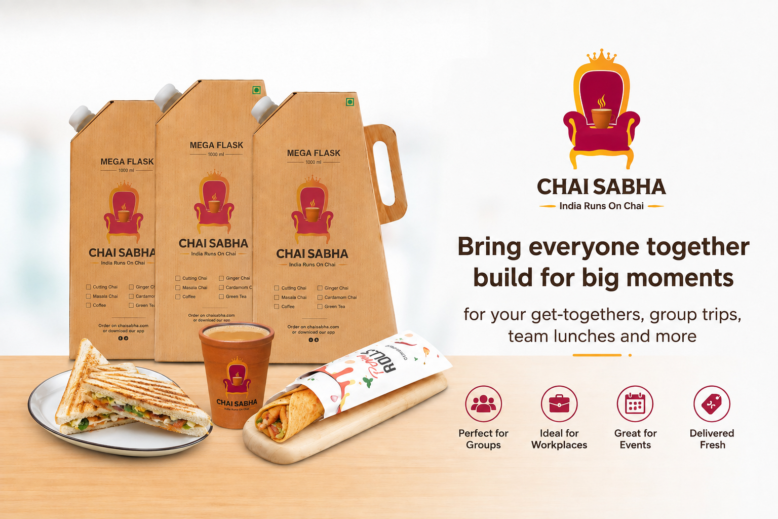 Chai Sabha - Larger your order, bigger the discount